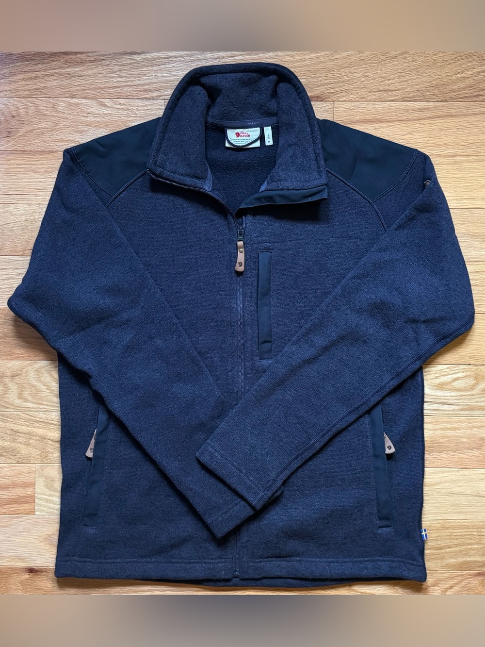 Fjallraven Buck Fleece Jacket, Dark Blue-Gray, Men’s M